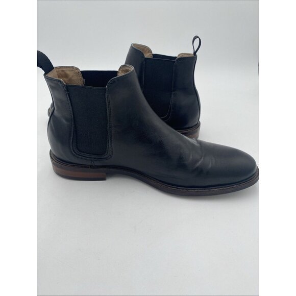 Men Aston Grey Black Leather Chelsea Boot Sz 9.5 Model 2705 Pagliaga Ankle Boots main image 10